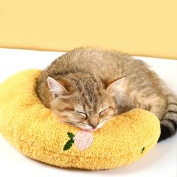 Pequeno travesseiro para gatos, protetor de pescoço confortável e de apoio para animais de estimação, travesseiros em forma de U para sono e relaxamento de gatos e cães - Image 2