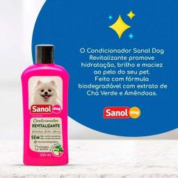 Condicionador Pelos Revitalizante Cães Gatos Sanol Dog 500ml - Image 4