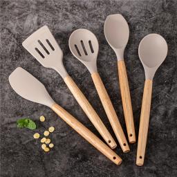 Silicone utensílio conjunto com suporte plástico, 14pcs - Image 6