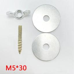 Pássaro Poleiros Montagem Parafusos Kits Porca, Parafusos De Gaiola De Pássaro, Montagem Kits para Rack Construção Madeira Aves Perch, M5 * 30, 10 Pcs - Image 6