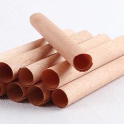 Pavios de vela de madeira cilíndricos redondos com suporte de ferro, Vela artesanal fazendo suprimentos, Núcleos de vela sem fumaça, 10pcs por conjunto - Image 4