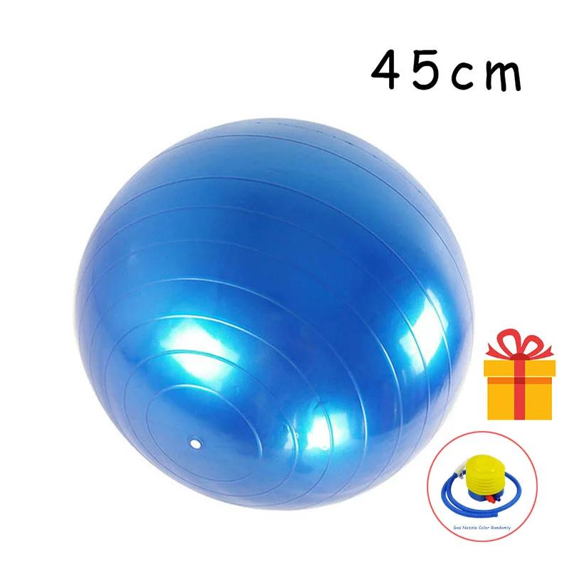 Bolas de Fitness PVC à Prova de Explosão, Bola de Yoga Espessada, Exercício, Home Gym, Equipamento Pilates, Bola de Equilíbrio, 45cm, 55cm, 65cm, 75cm, 85cm - Image 1