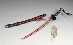 Japonês Samurai Espada Lâmina Bainha, Equipamento de Arma Katana, Cena Acessórios para 12 "Action Figures Modelo, 1:6 Escala - Image 4