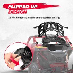   X3 UTV LinQ Kit de rack traseiro para bagagem de carga de pneu sobressalente giratório 715002881 715003439   Para Can am Maverick X3, Maverick X3 MAX - Image 4