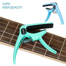 Universal Quick Change Guitarra Capo, Clamp Key, alta qualidade, apto para clássico acústico, peças de guitarra elétrica, acessórios - Image 4