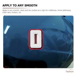 Auto-adesivos esportes número adesivos, decalques para capacetes, adesivos de hóquei, números, beisebol, futebol, filme reflexivo, 2 conjuntos - Image 3