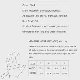 Luvas dos homens de inverno Quente Touchscreen Pesca Esportiva À Prova de Respingo Esqui Exército Ciclismo Snowboard Zipper Antiderrapante Mulheres Luvas - Image 6