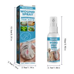 30ml animais de estimação anti-coceira e alívio da coceira cães pele do gato cuidados saudáveis spray cuidados com a pele tratar produtos para coceira e pele sensível - Image 6