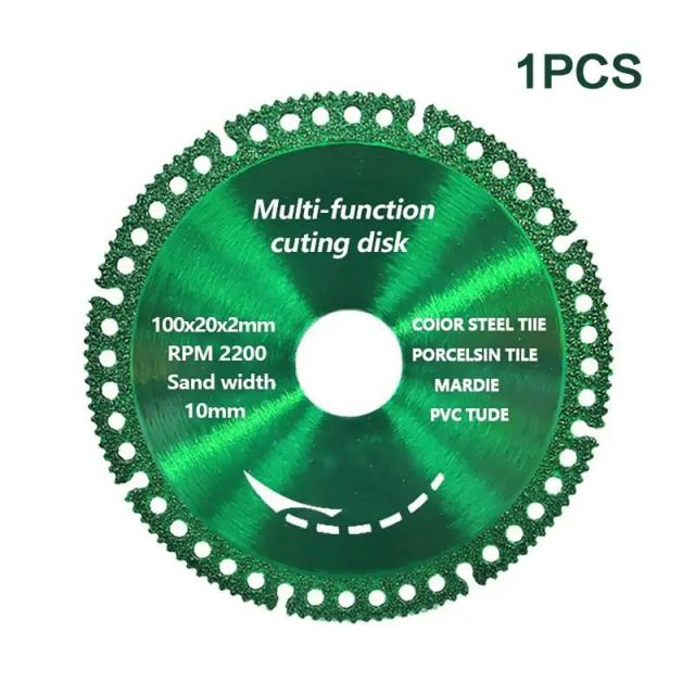 Disco de Corte Diamantado Multifuncional 100mm para Azulejos e Mármore