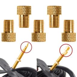 Adaptadores presta para schrader, conversor de válvula de bicicleta, adaptador de pneu de bomba de alumínio, conectores de válvula de pneu, peça de bicicleta, 5-50 peças - Image 4