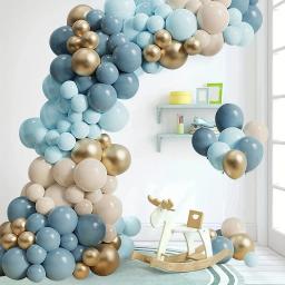 Conjunto de balões e guirlanda para decoração de festa, avião, nuvem, aniversário, casamento, graduação, 142 peças - Image 5