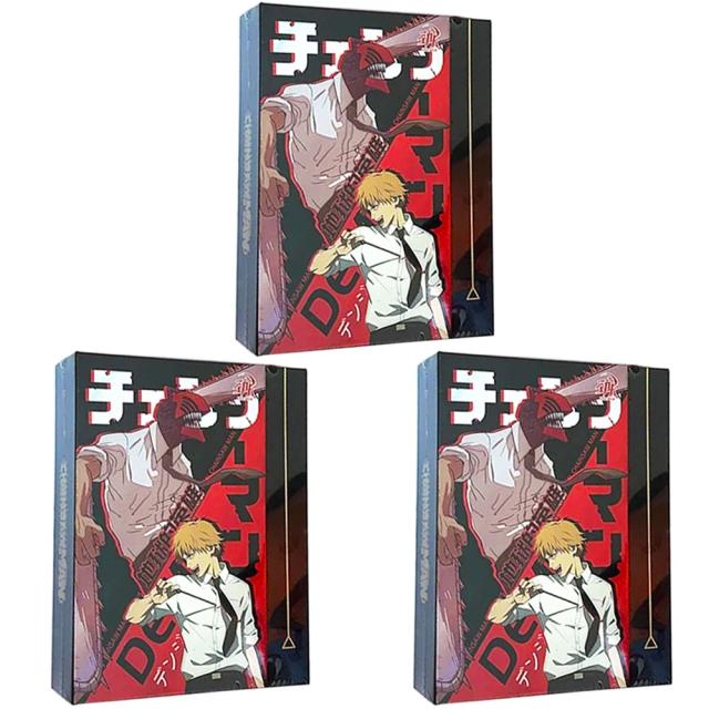 Coleção Completa de Cartões Chainsaw Man para Crianças - Quadrinhos Retrô, Brinquedos, Jogos de Mesa e Presentes Especiais