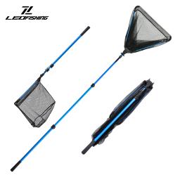LEOFISHING-Ultralight Pólo Telescópico para Pesca, Dobrável Isca De Pesca, Mão Net, Pólo Telescópico, Acessórios De Pesca, 72cm, 92cm - Image 1