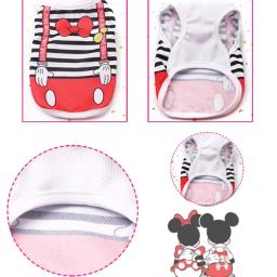 Soft Cartoon Pet coletes, roupas para cães, desenhos animados, camisa verão, camiseta casual, pequeno Pet fornecimentos - Image 5