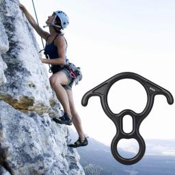 Figura 8 Dispositivo Descender Belay, 50KN, alta resistência, dispositivo de rapel, frenagem superior para resgate de escalada - Image 3