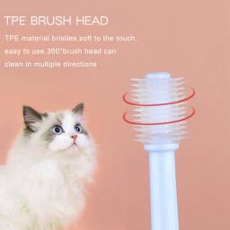 Super macio Pet Toothbrush, 360 Graus, Escova de dente, Dentes Cuidados, Limpeza Oral Boca, cão, gato, Pet fornecimentos - Image 3