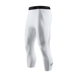 Calças esportivas masculinas de compressão, calças justas esportivas ativas, leggings de treino atlético, calça corrida baselayer, 3/4 - Image 2