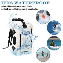 Impermeável seco saco mochila, balde de armazenamento, esportes ao ar livre, natação, pesca, surf, rafting, canoagem, caiaque, canoagem, x1, 20L, 30L - Image 4