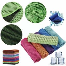 Toalha de resfriamento de microfibra para esportes, alívio instantâneo, toalhas legais, envoltório de pescoço frio, trapos gelados para fitness, camping, ciclismo, caminhadas - Image 3