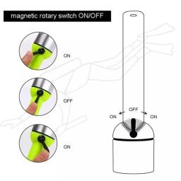 Lanterna poderosa para mergulho ao ar livre, mini lanterna portátil de alto lúmen com led à prova d'água - Image 6
