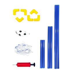 Mini Folding Soccer Goal Post Net Set e Bomba, Indoor e Outdoor, Home Game com Inflável Futebol Esporte Acessórios para Crianças - Image 3