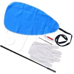 Kit de limpeza de flauta profissional, 5 peças pano de limpeza para flauta olayer - Image 3