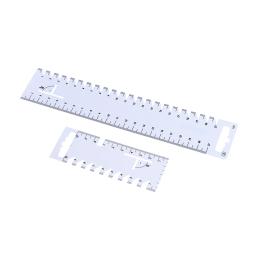 Régua de costura para patchwork, ferramentas de costura, medidor, costura acessórios, diy, 11.5/23cm, 1pc - Image 6