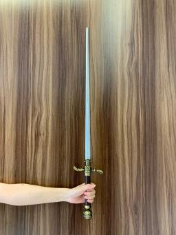 Grande 1:1 espada de costura agulha espada arma filme cosplay espada prop role play presente segurança plutônio inverno geada espada 79cm - Image 2