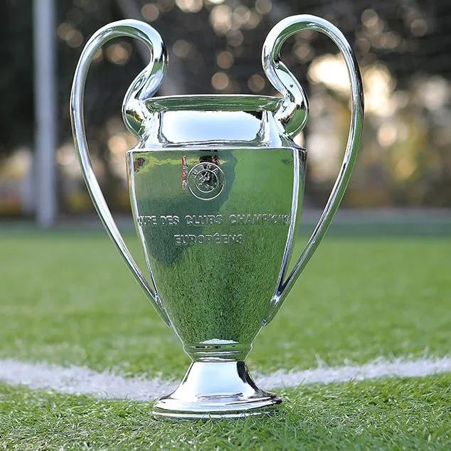 Troféu Europeu de Campeões para Decoração de Quarto, Item de Colecionador de Futebol, Presente Ideal para Fãs da Champions League, 1 Unidade