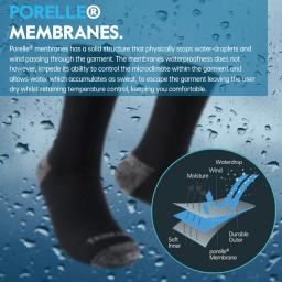 Meias impermeáveis para homens, meias esportivas térmicas para neve quente, mingau, snowboard, ciclismo, esqui, bicicleta, inverno, preto e azul - Image 3
