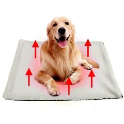 Cobertor macio auto-aquecido para animais, colchão quente para dormir, cães pequenos e médios, cama de caxemira coral, artigos para animais de inverno - Image 1