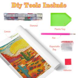 Kits De Pintura De Mosaico De Diamante Para Adultos, Seahorse Gem Art, 5D Gem, Broca Completa - Image 6