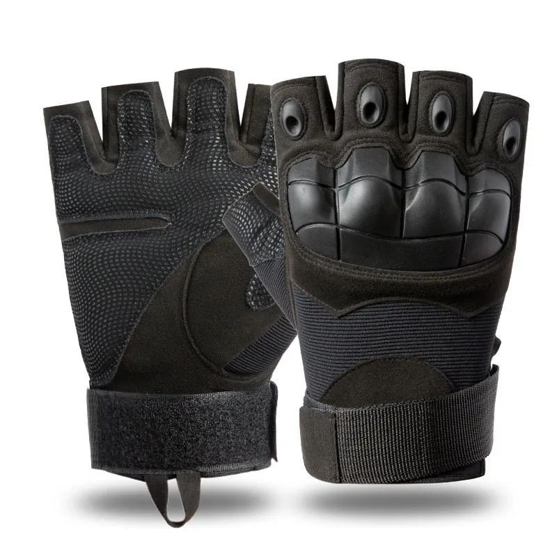 Luvas táticas do dedo da metade ou cheio, juntas duras, Paintball, Airsoft, caça, combate, equitação, caminhadas, militares, ao ar livre - Image 1