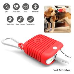 Monitor veterinário do ECG do veterinário, desgaste esperto, app de Bluetooth, oxímetro do pulso, SPO2, pulsação para o cão, gato, IOS, andróide, RESP, TEMP - Image 3
