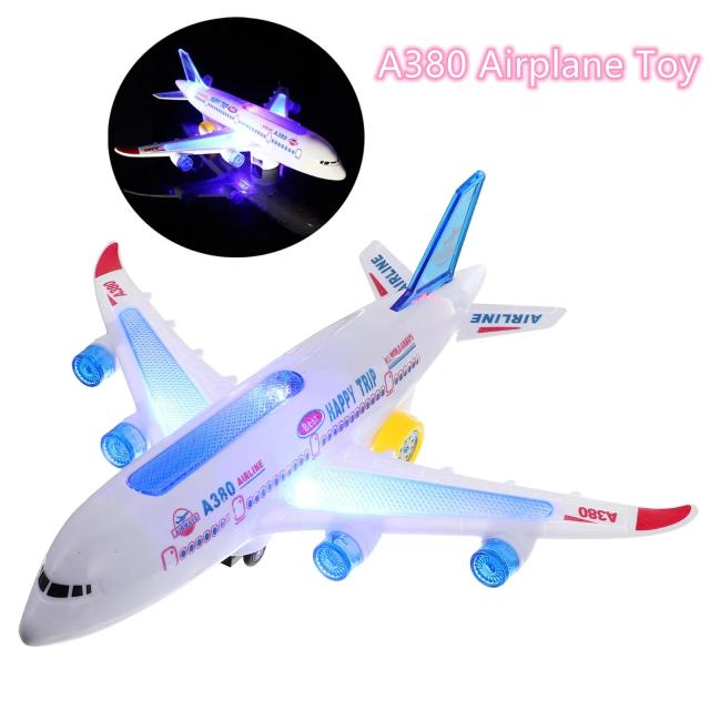 Avião Eletrônico Educativo com Luzes e Sons para Crianças