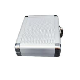 Pequena caixa de ferramentas portátil Mini estojo de armazenamento Caixa de ferramentas de liga de alumínio Caso difícil de acampamento ao ar livre Organizador Fish Container com espuma - Image 6