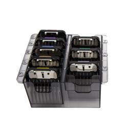 Aço inoxidável Animal Comb Attachment Set, adaptadores de faca, Limit Comb para Pet Grooming, adequado para o tipo A5, 8 pcs - Image 4