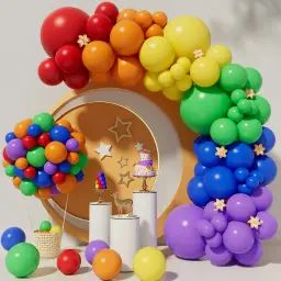 Colorido arco-íris balão Garland Arch Kit, balões de látex, decoração do casamento, decoração de aniversário, chuveiro do bebê, favor do partido, criança - Image 5