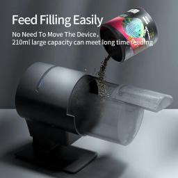 ILONDA-Alimentador Automático Wi-Fi de Peixes Dispensador de Alimentação de Longo Alcance, Controle Remoto com Temporizador, Alimentação Regressiva, 2ª Geração, Novo - Image 4