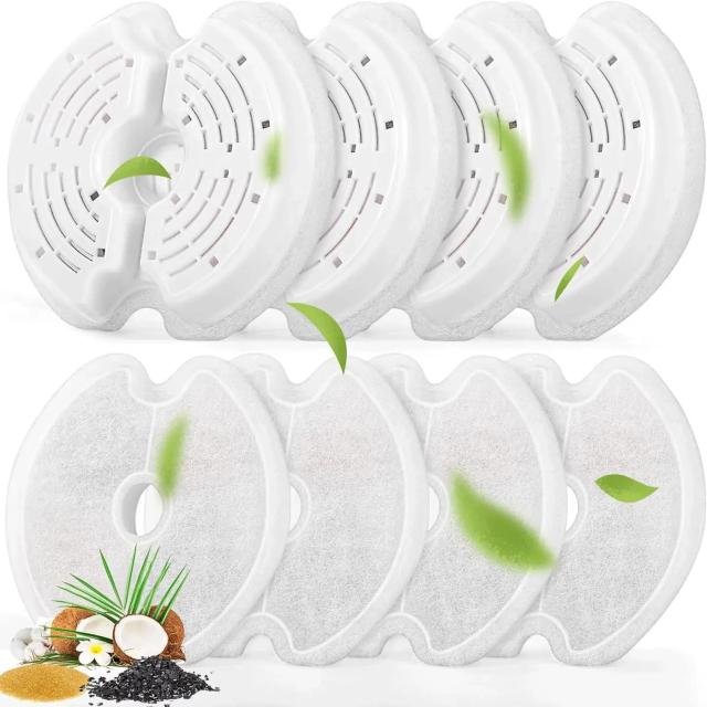 Dispensador de Água para Animais com Filtro de Carvão Activado e Compatibilidade Universal para Gatos