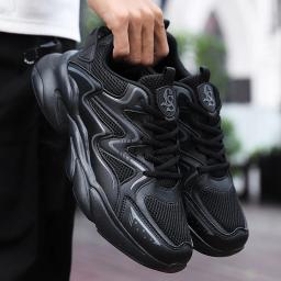 Altura crescente espessa sola sapatilhas para homens, Tênis de corrida, Calçado de rua, Tênis Masculino - Image 3