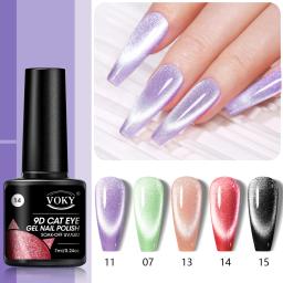 Gel Olho de Gato Esmalte, Pedra de Cristal, LED UV, Semi-Permanente, Brilhante, Amplo, Presentes DIY, 7ml - Image 1