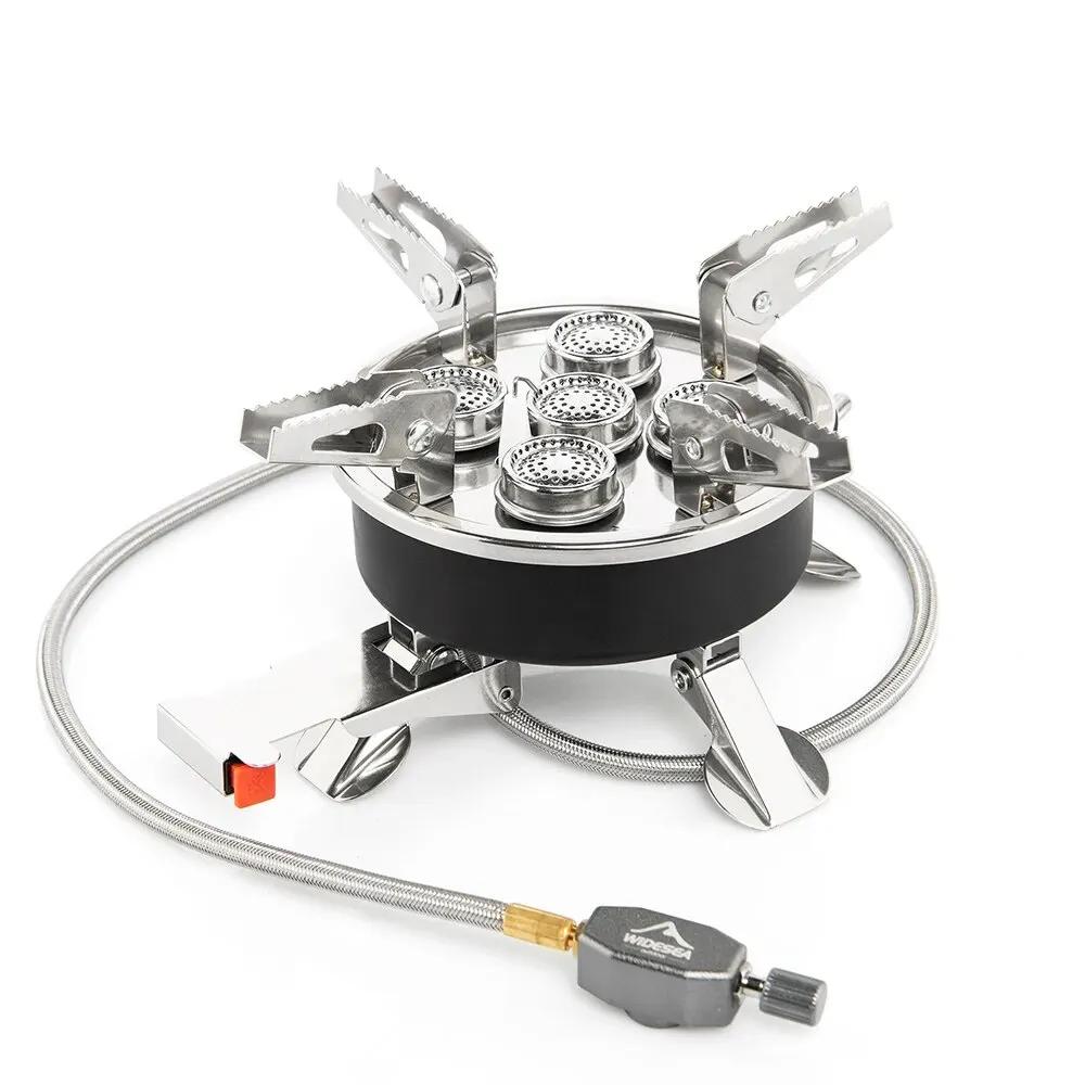 Widesea-Camping Tourist Burner, Fogão a Gás Portátil, Panelas, Piquenique, Churrasco, Suprimentos Turismo, Exterior, Recreação, 8800W - Image 1