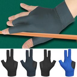 Luvas de piscina antiderrapante profissionais para mulheres e homens, luvas de bilhar, mão protetora, 3 dedos, 1pc - Image 1