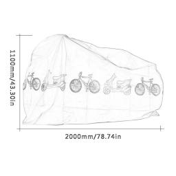Capa de bicicleta à prova d'água, proteção uv ao ar livre, mtb, capa para evitar chuva, acessórios de bicicleta - Image 2