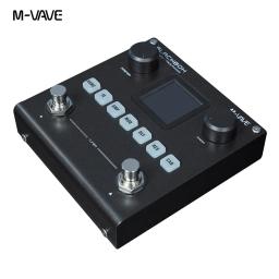 M-VAVE-Efetor multifuncional de pedal de guitarra e baixo, bateria embutida, 80 presets editáveis, 6 módulos de efeitos - Image 5