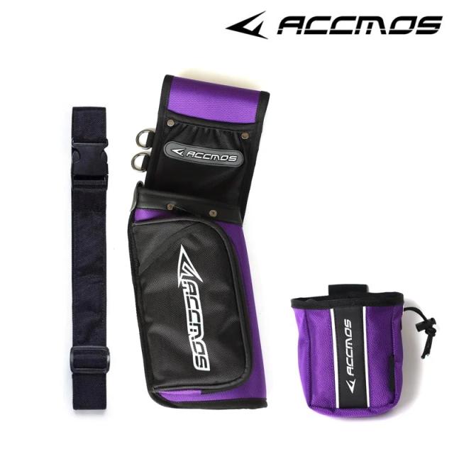 Conjunto de Quiver Ajustável para Arqueria com Bolsa de Liberação de Arco e Acessórios para Caça e Tiro - ACCMOS