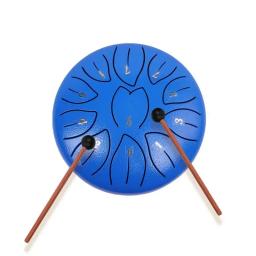 Portátil de aço língua tambor, bateria etéreos mão, meditação tambores, música educação, chuva tambor, 6 polegadas, 11 notas - Image 5