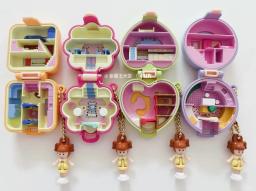 Bandai Polly Pocket Series 2 Caixa de Tesouro Charme Reimpressão 4pcs Figura de Ação Modelo Presentes Decoração Em Estoque - Image 4