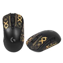 Fita antiderrapante artesanal do aperto do rato, pele do lagarto, adesivo absorvente do suor, apto para Logitech, G403, G603, G703 - Image 4